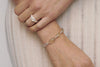 OLIO E ACETO White Agate Silver Silver Splicing Bracelet OA08A01